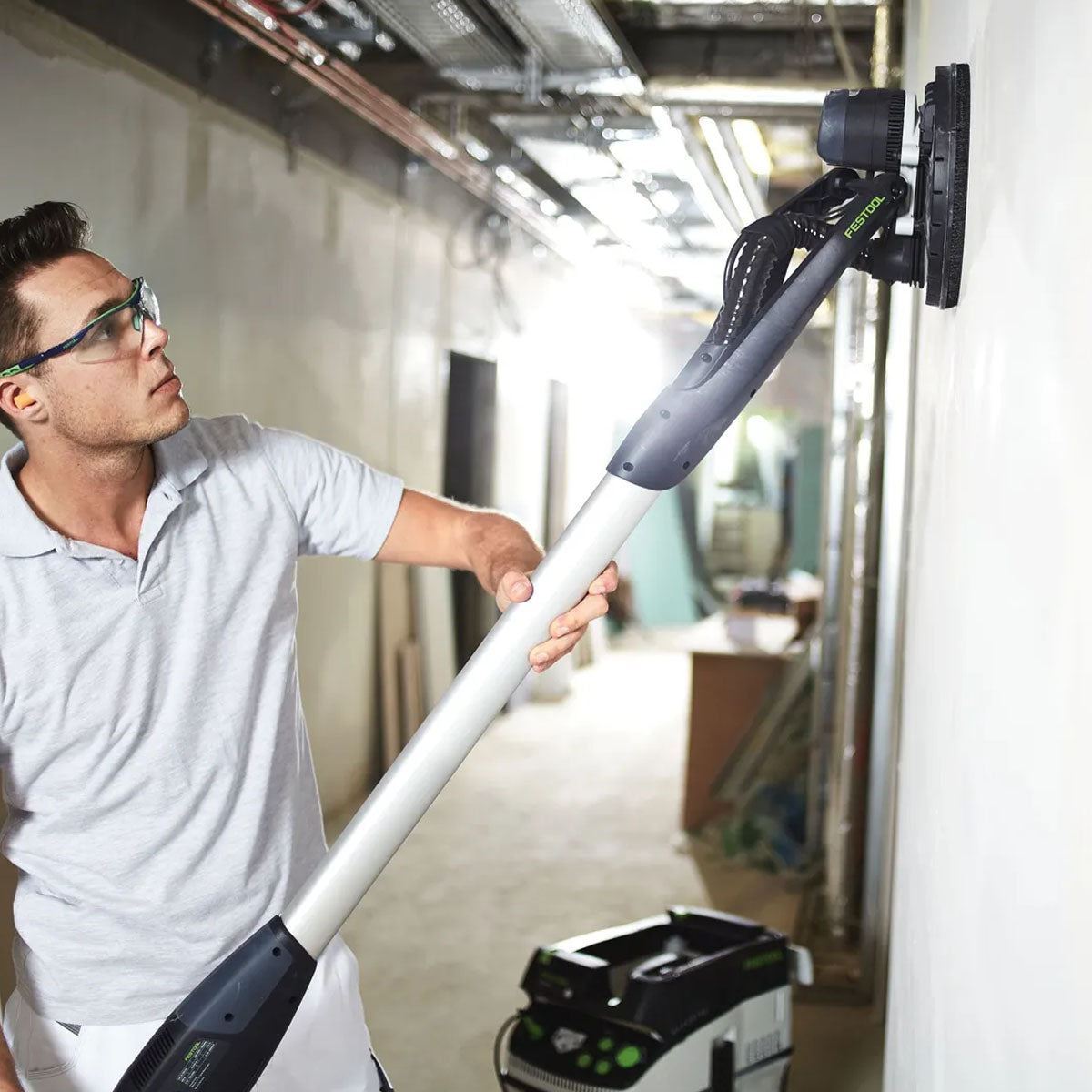 Festool PLANEX Easy LHS-E 225 EQ 110V GB Brushless Long-Reach Sander With Carrying Bag - 571939