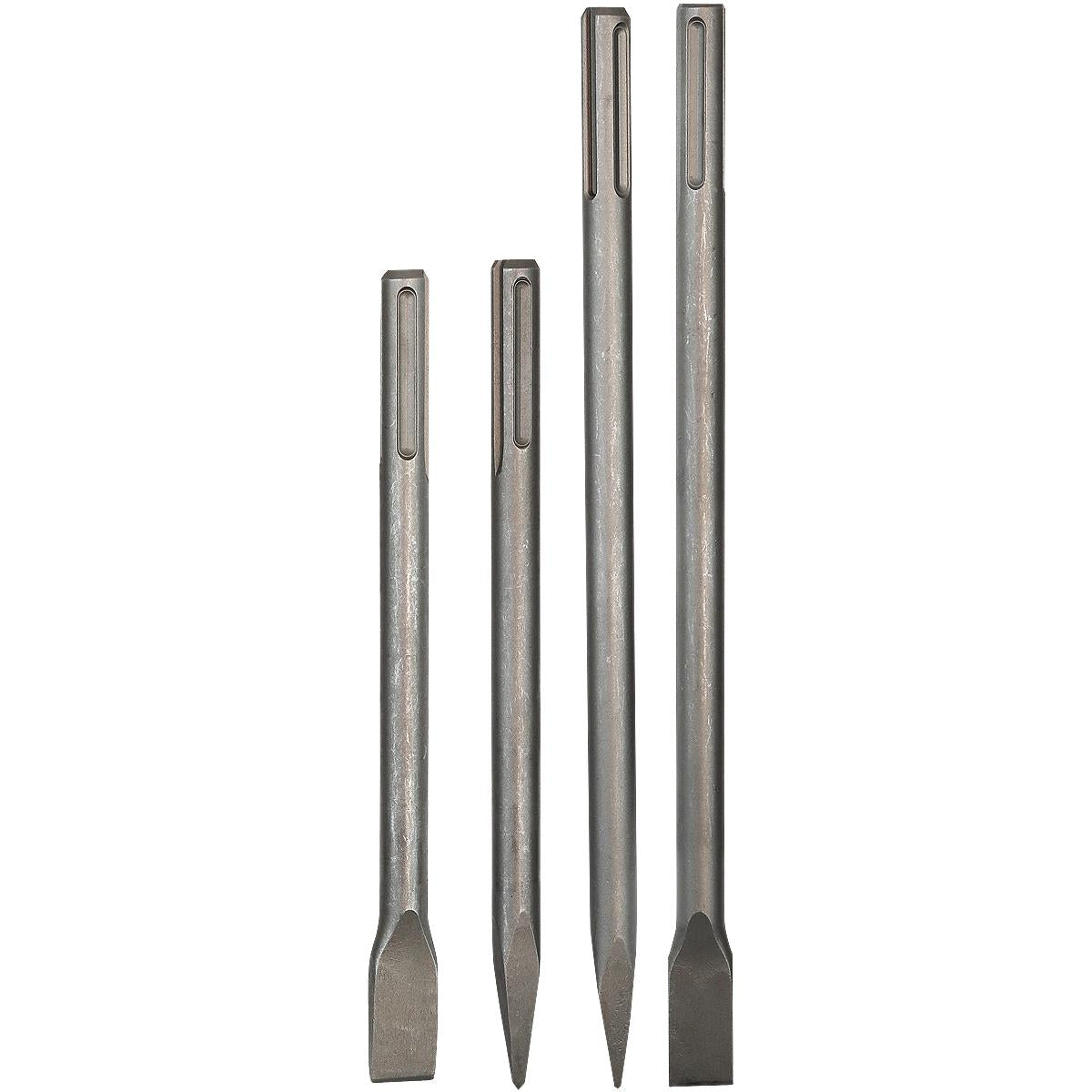 Excel SDS Max Chisel Point 4Pcs Drill Bit Set In Aluminium Case Item Condition Box Opened Never Used