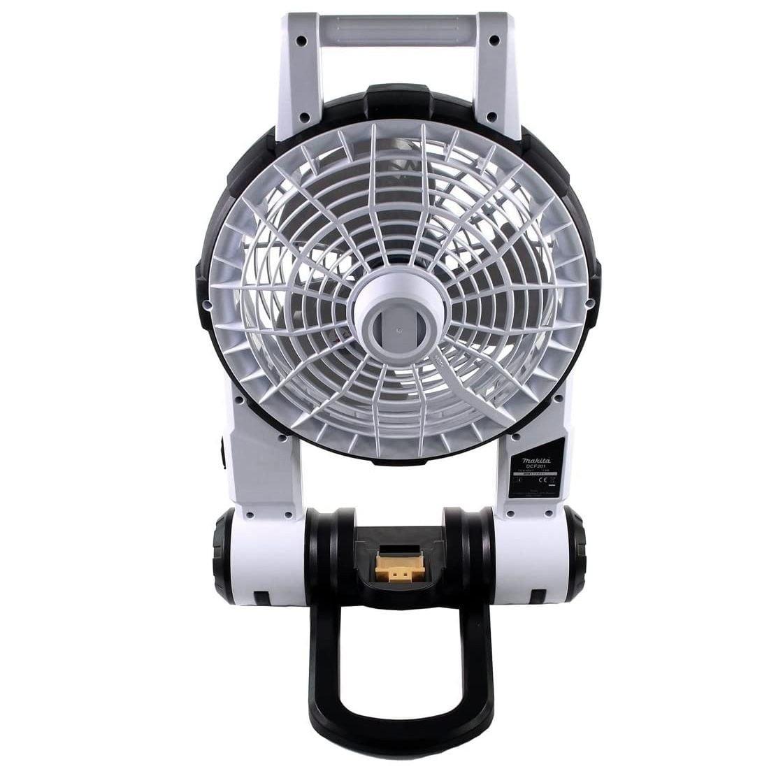 Makita DCF201ZW 18V LXT Portable Fan with 1 x 5.0Ah Battery & Charger - White