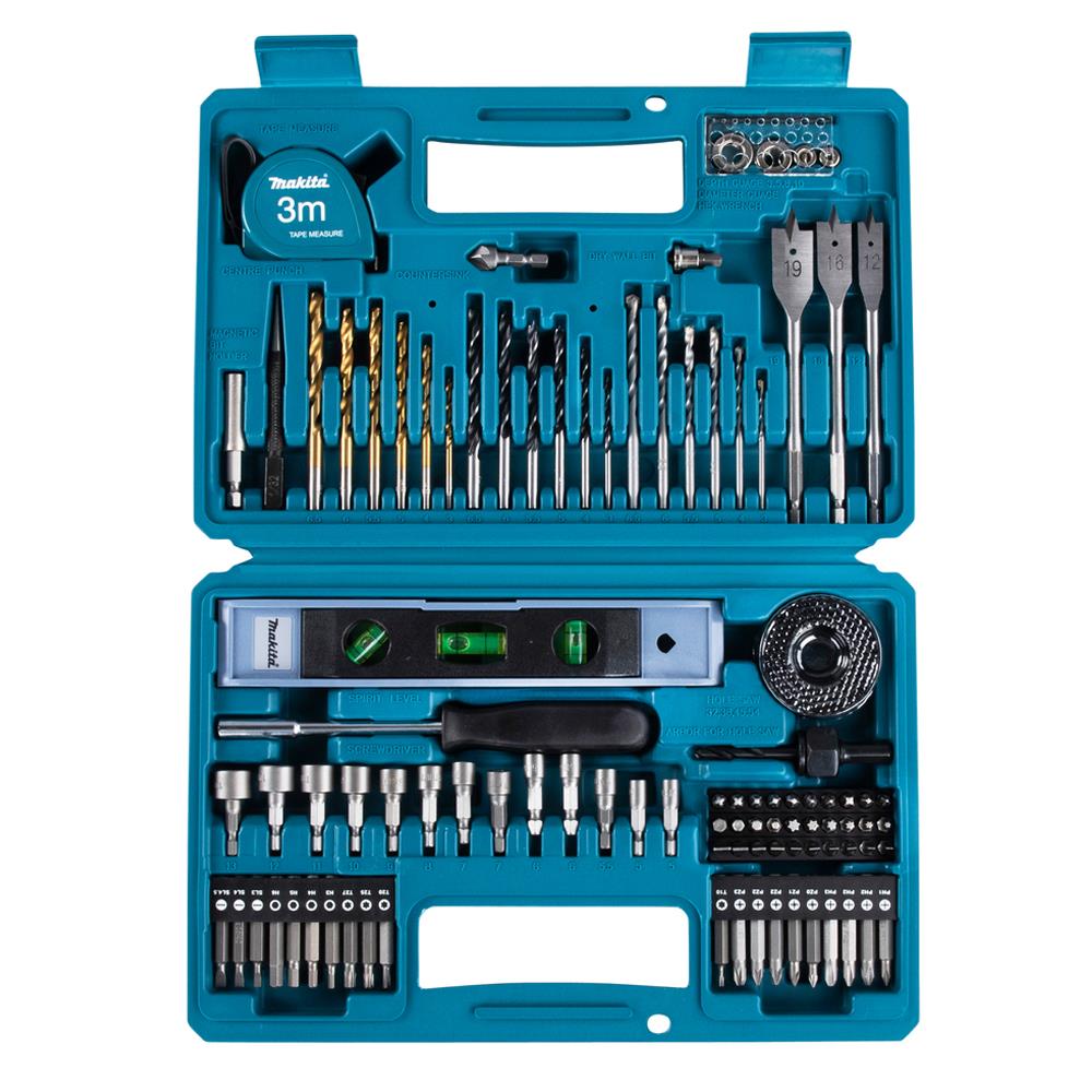 Makita E-10730 Drill & Screw Bit Set Of 102 Pieces In Case