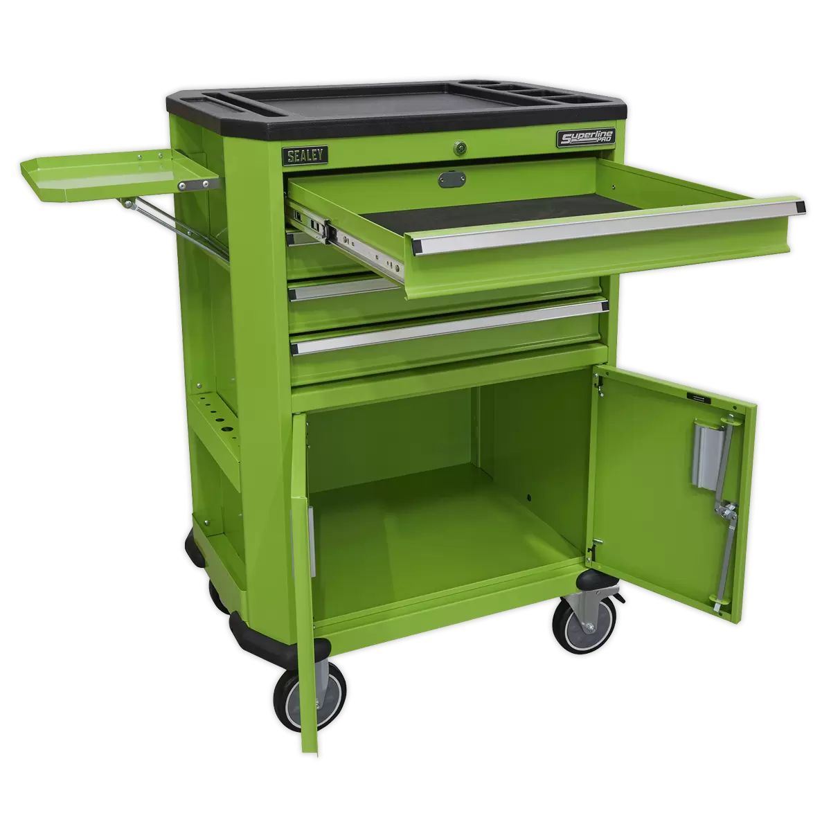 Sealey AP980MTHV Tool Trolley with 4 Drawers and 2 Door Cupboard
