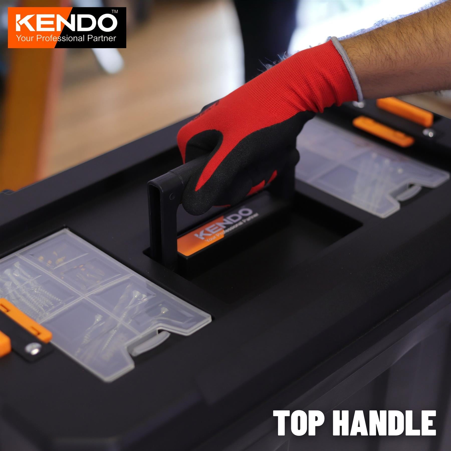 Kendo Mobile Tool Box with 2 Organizers