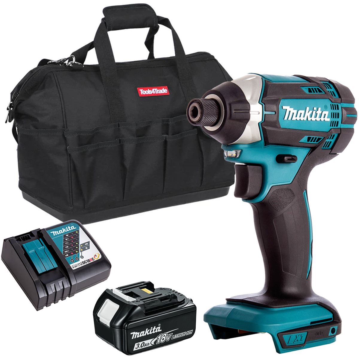 Makita DTD152Z 18V Impact Driver with 1 x 3.0Ah Battery & Charger & Bag