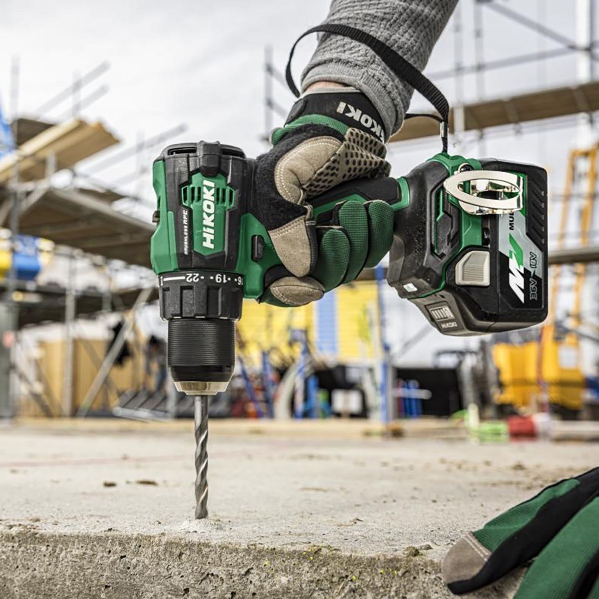 Hikoki DV18DEW2Z 18V Brushless Combi Drill with 1 x 2.0Ah Battery & Charger