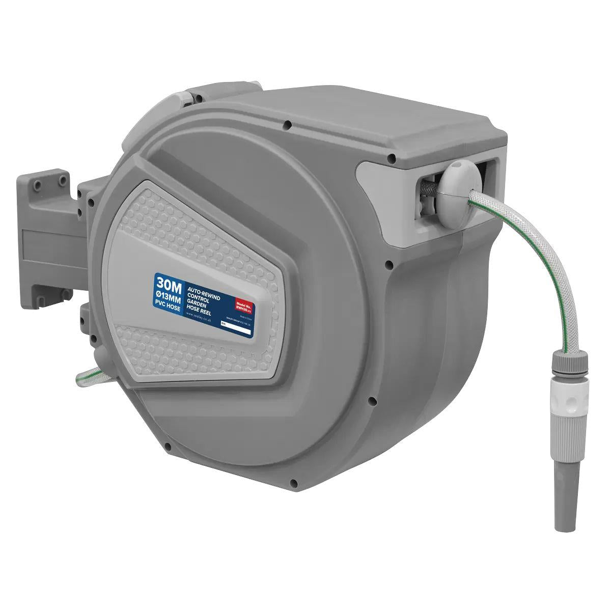Sealey RWH30 30m Auto-Rewind Control Garden Hose Reel