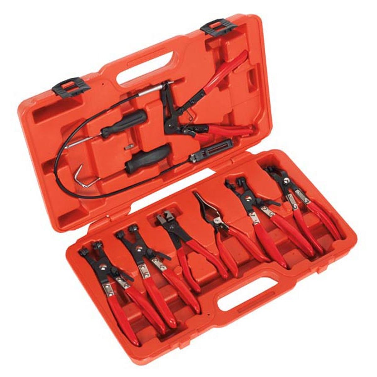 Sealey VS1662 Hose Clamp Removal Tool Set 9 Piece