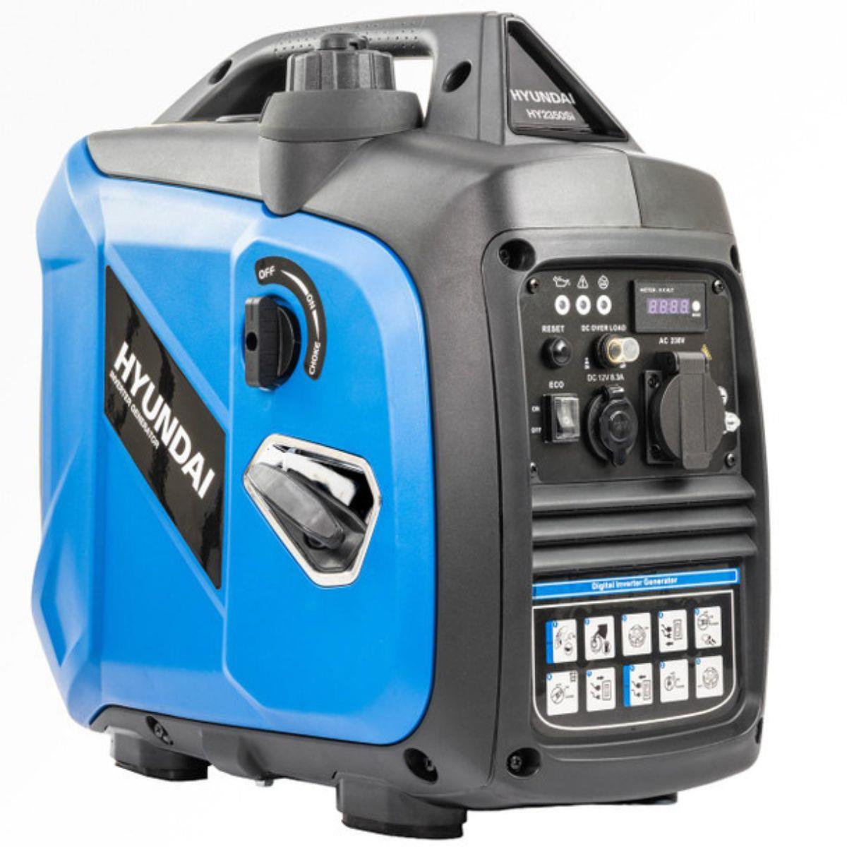 Hyundai HY2350Si Inverter Generator Recoil Start Pure Sine Wave 230V/2000W