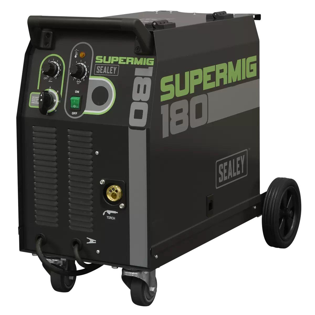 Sealey SUPERMIG180 180A Professional MIG Welder with Binzel Euro Torch 230V