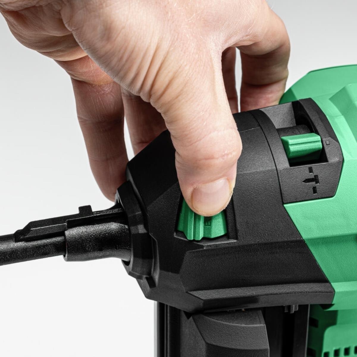 HiKOKI NC1840DAJPZ 18V Brushless Concrete Nailer with 2 x 5.0Ah Battery, Charger & Carry Case