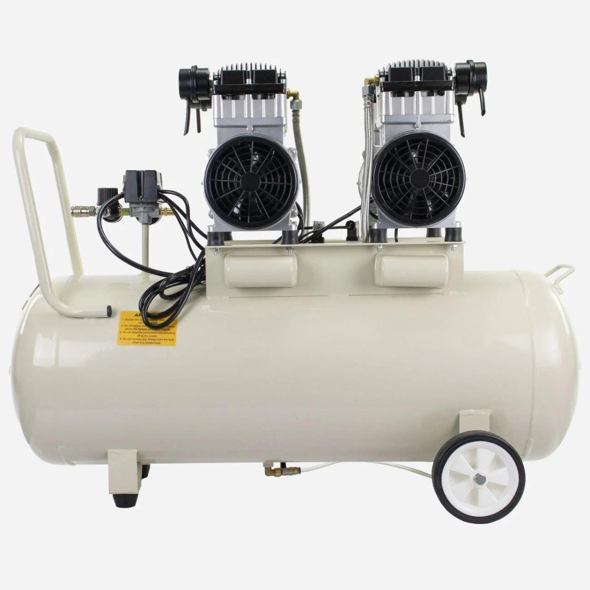 Hyundai HY2150100 100L Oil Free Low Noise Electric Air Compressor 145psi Direct Drive 1500W/230V