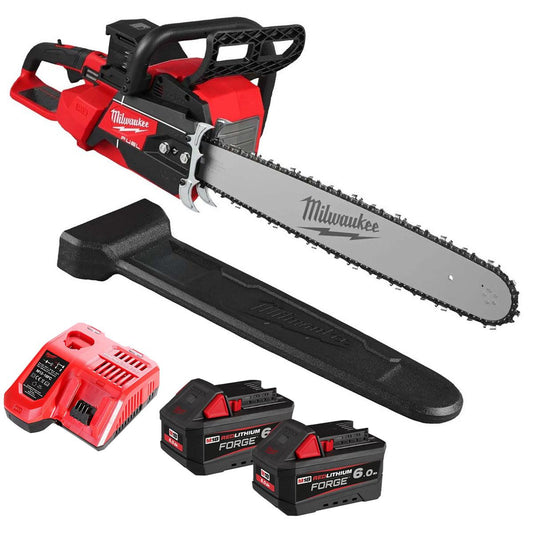Milwaukee M18F2CHS50-0 36V FUEL Brushless Chainsaw With 2 x 6.0Ah Battery & Charger