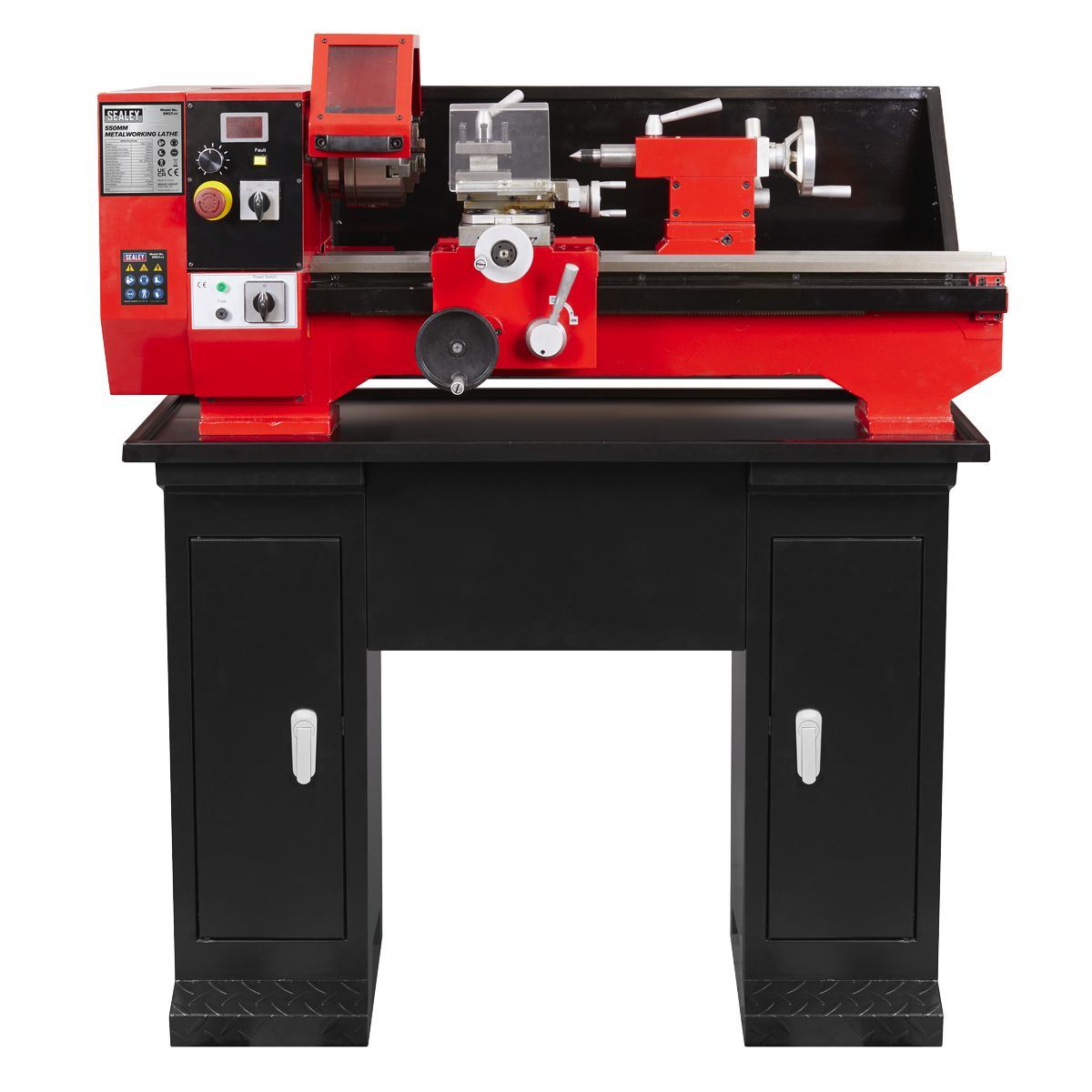 Sealey SM27COMBO Metalworking Lathe with Floor Stand 550W