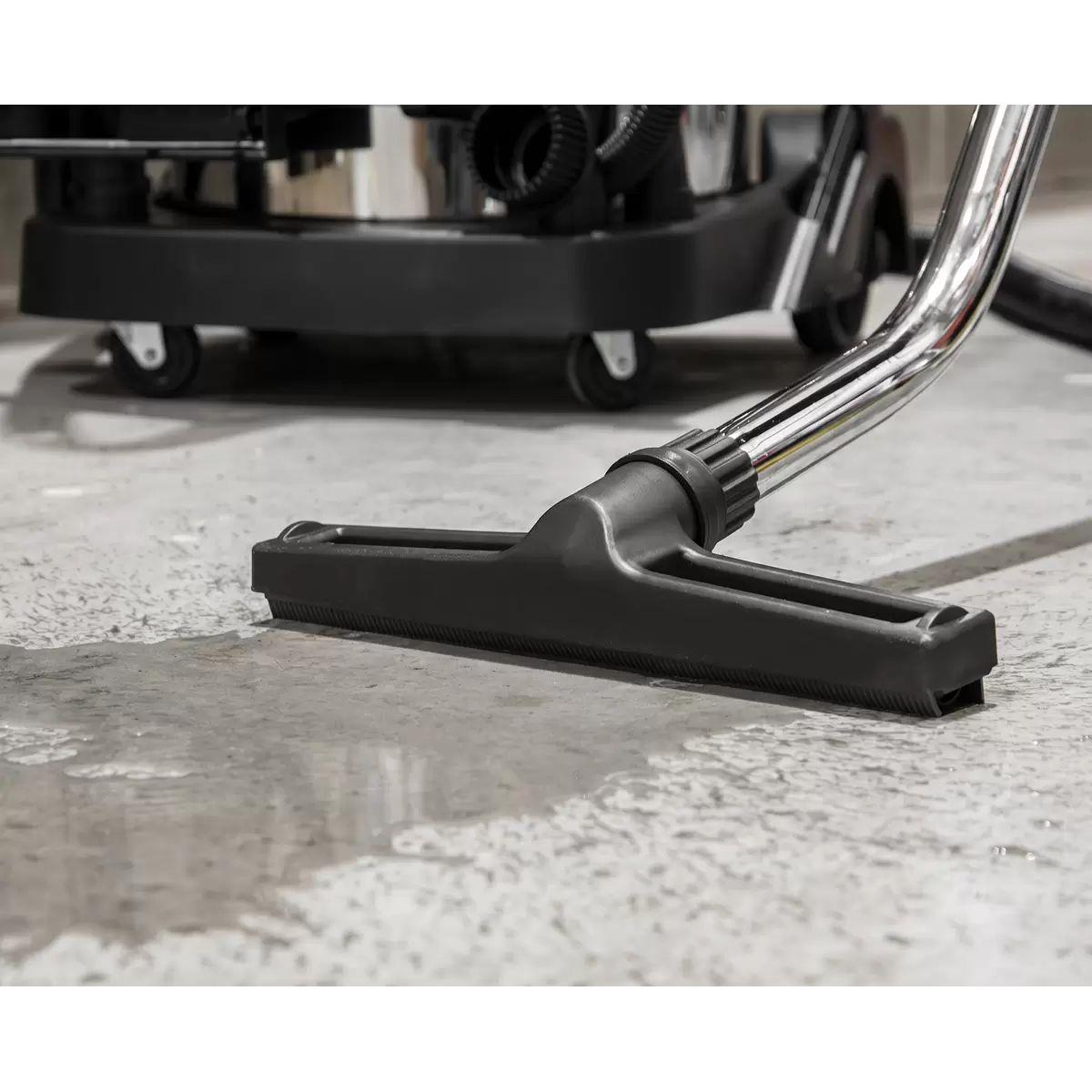 Sealey PC4100 100L Vacuum Cleaner Wet & Dry with Stainless Steel Drum 3000W/230V