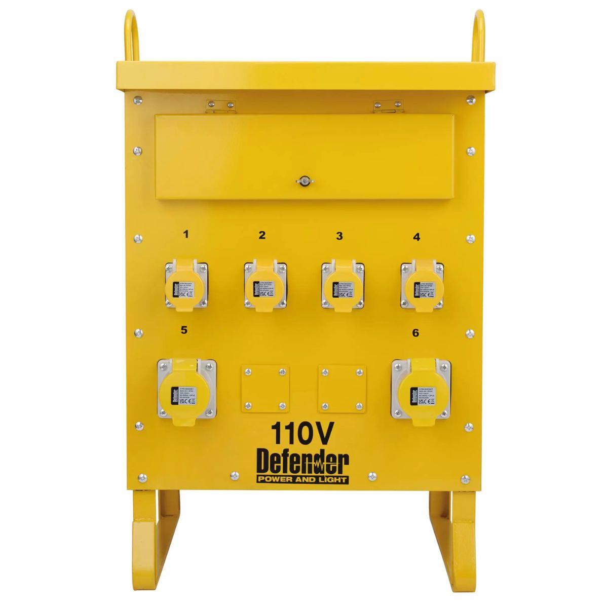 Draper Defender ZE210027 3-Phase Transformer 110V/10kVA 34886