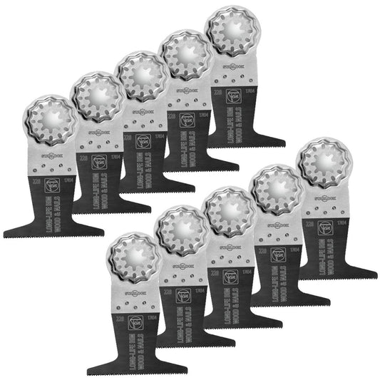 Fein 65mm STARLOCK E-Cut Long-Life BIM Saw Blade 63502228240 Pack of 10