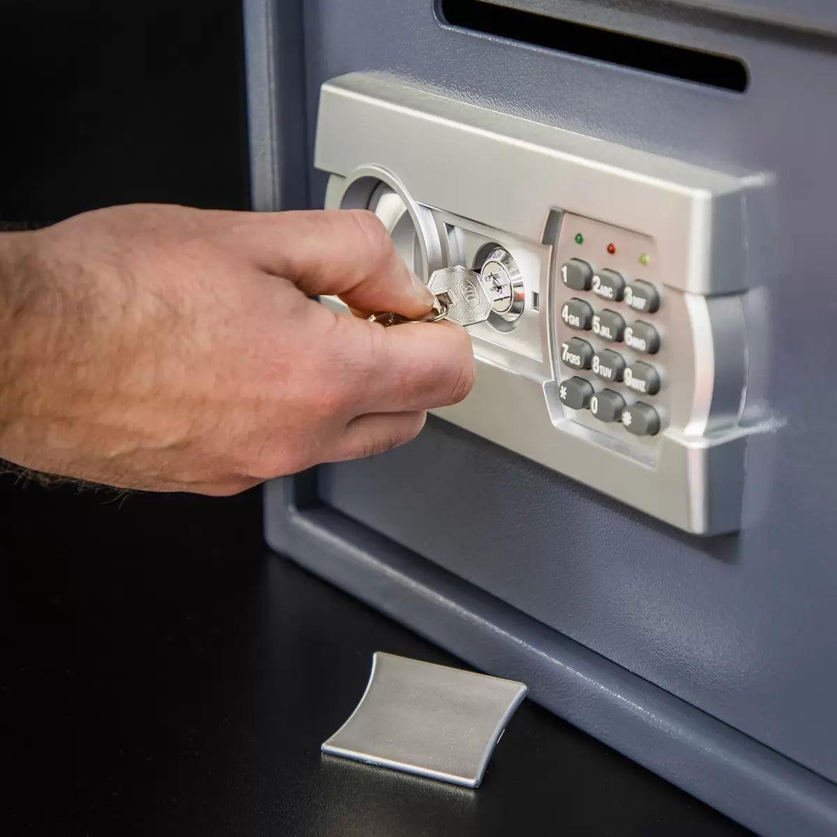 Sealey SECS01DS Electronic Combination Security Safe with Deposit Slot 350 x 250 x 250mm