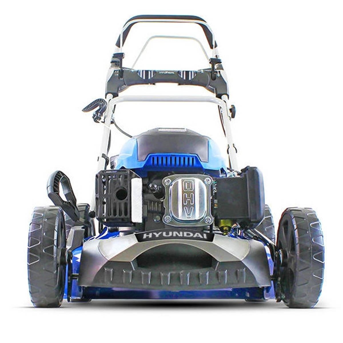 Hyundai HYM510SPE 51cm Self-Propelled Petrol Lawnmower, 196cc Engine, Electric Start, Rear & Side Discharge