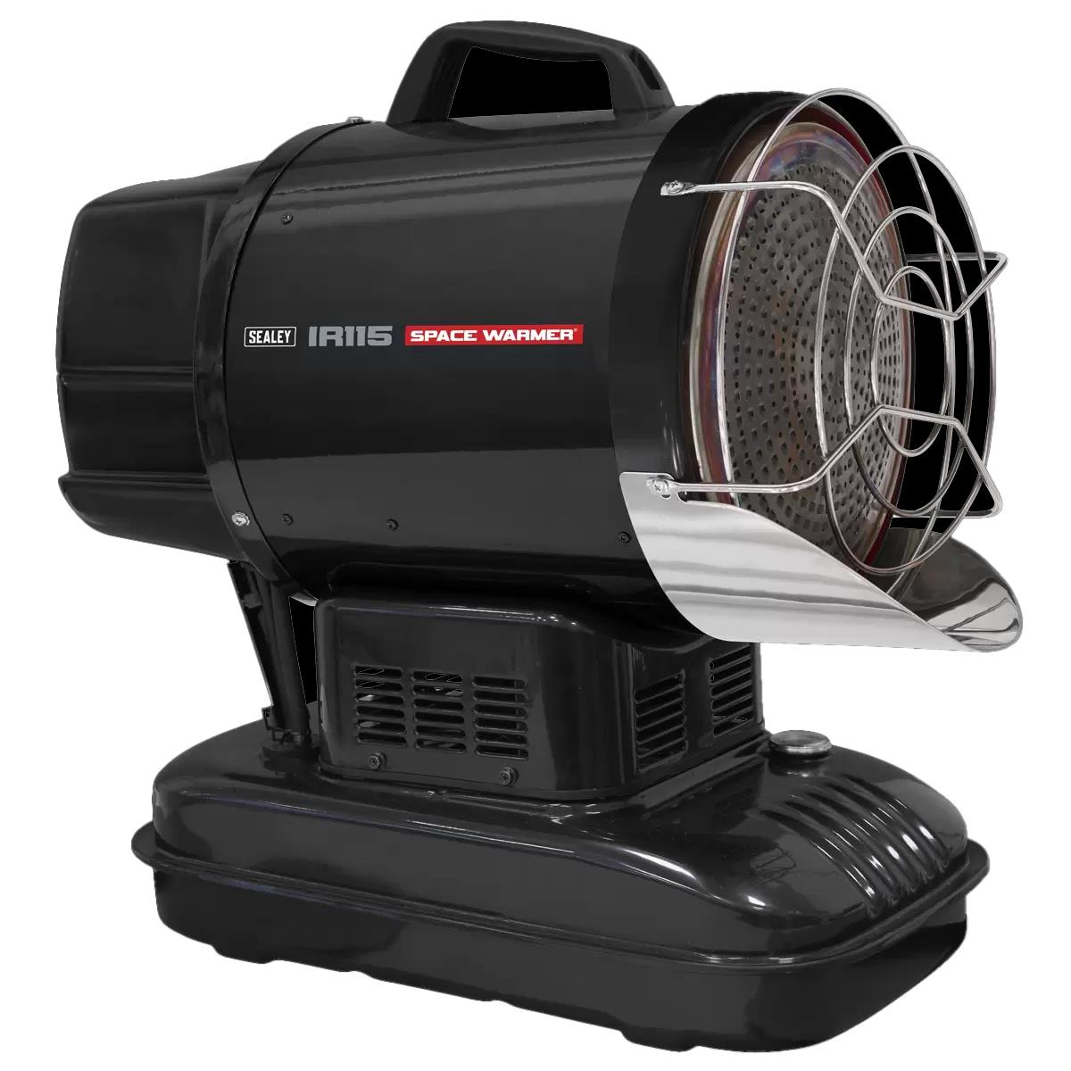 Sealey IR115 Infrared Space Warmer Kerosene/Diesel Heater 51,000Btu/hr 230V/65W