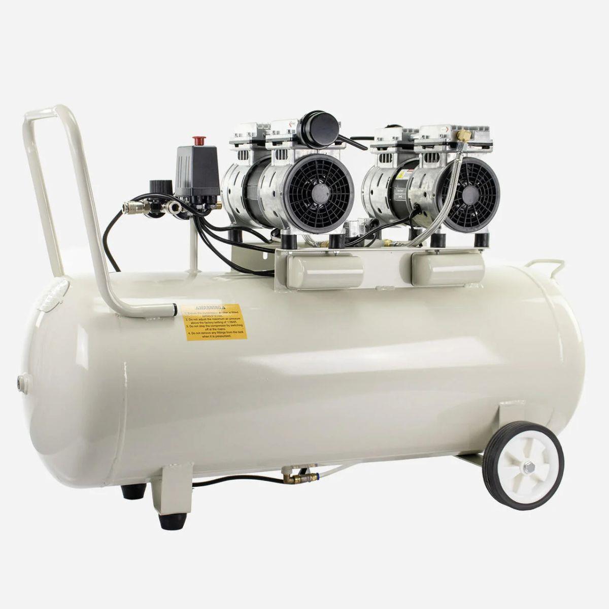 Hyundai HY275100 100L Oil Free Low Noise Electric Air Compressor 145psi Direct Drive 1500W/230V