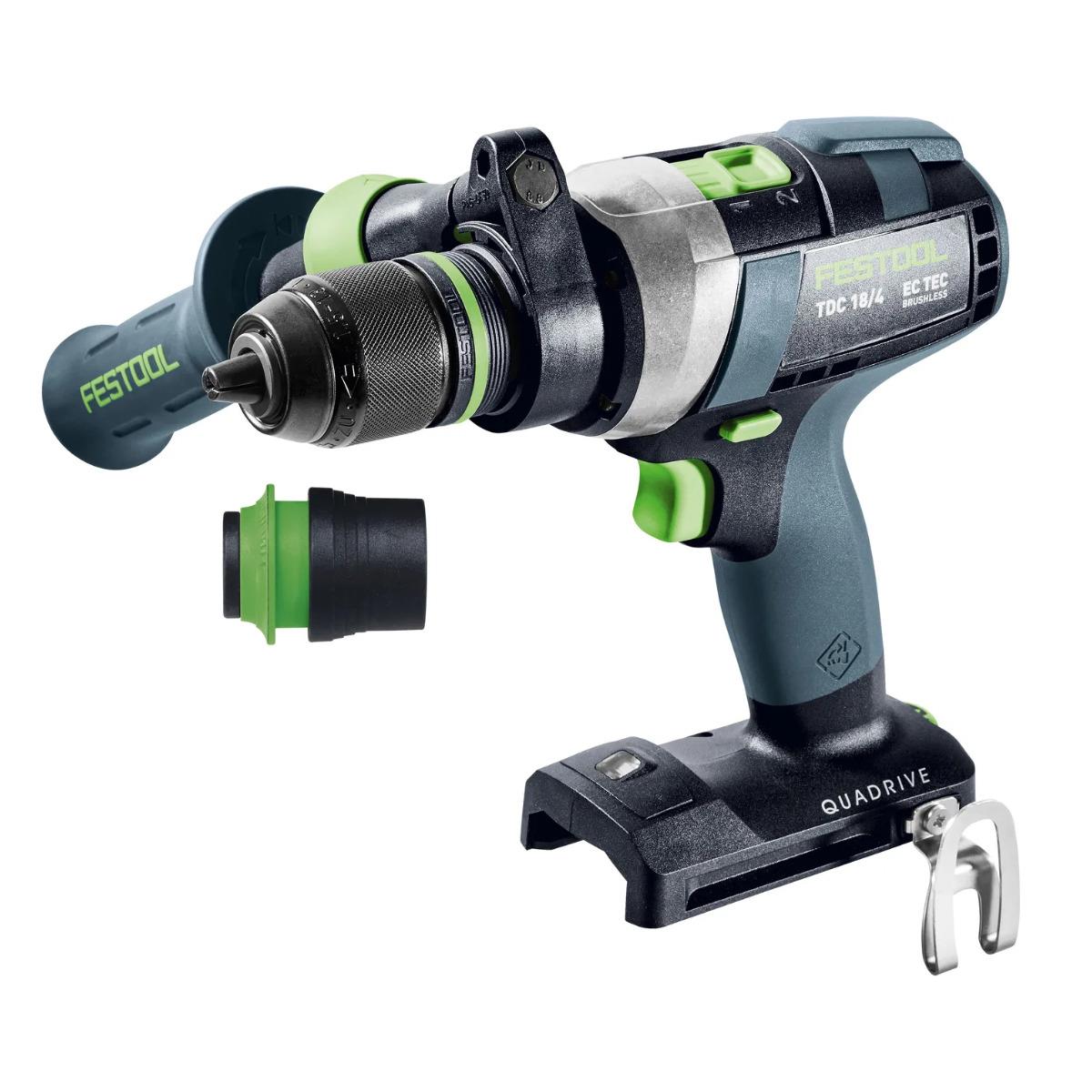 Festool TDC 18/4-Basic QUADRIVE 18V Brushless Drill Driver Body Only In Systainer - 577223