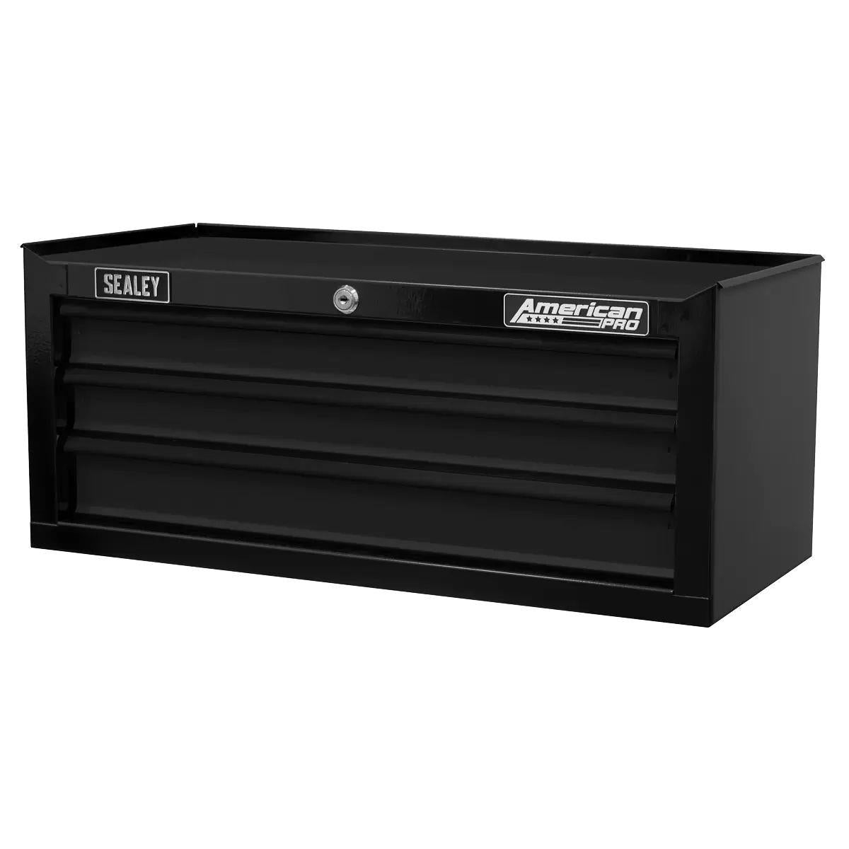 Sealey AP22309BK American PRO Mid-Box Tool Chest 3 Drawer Black