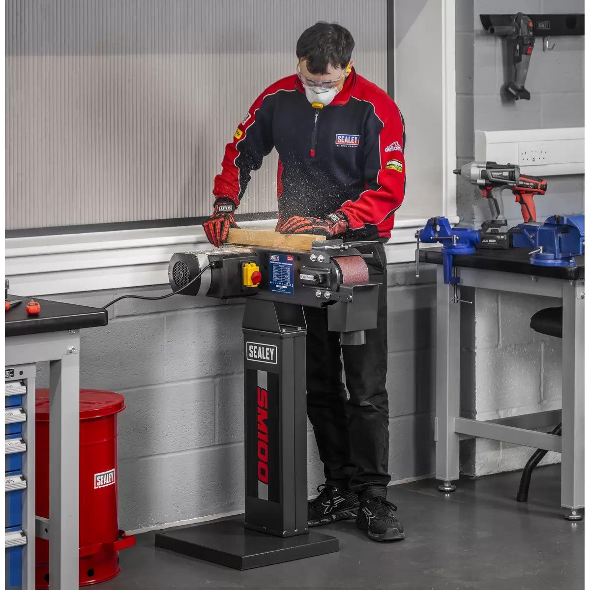 Sealey SM100 Power Belt Sander 100 x 1220mm 1500W/230V