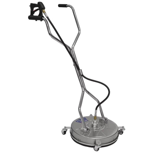 Sealey PWAK18 18" Surface Cleaner with Dual Handle & Rotating Spray Bar Stainless Steel