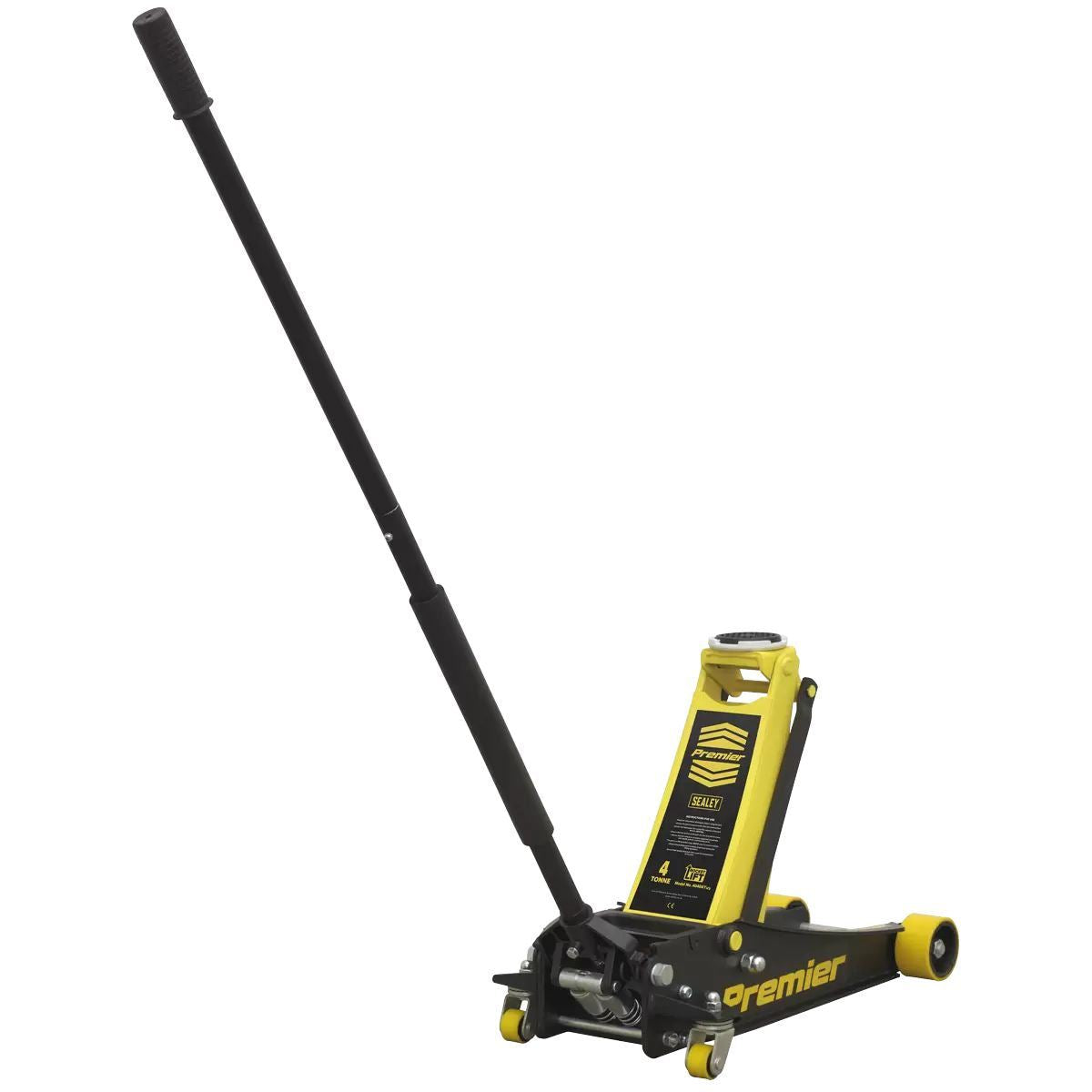 Sealey 4040AY Trolley Jack 4tonne Rocket Lift Yellow