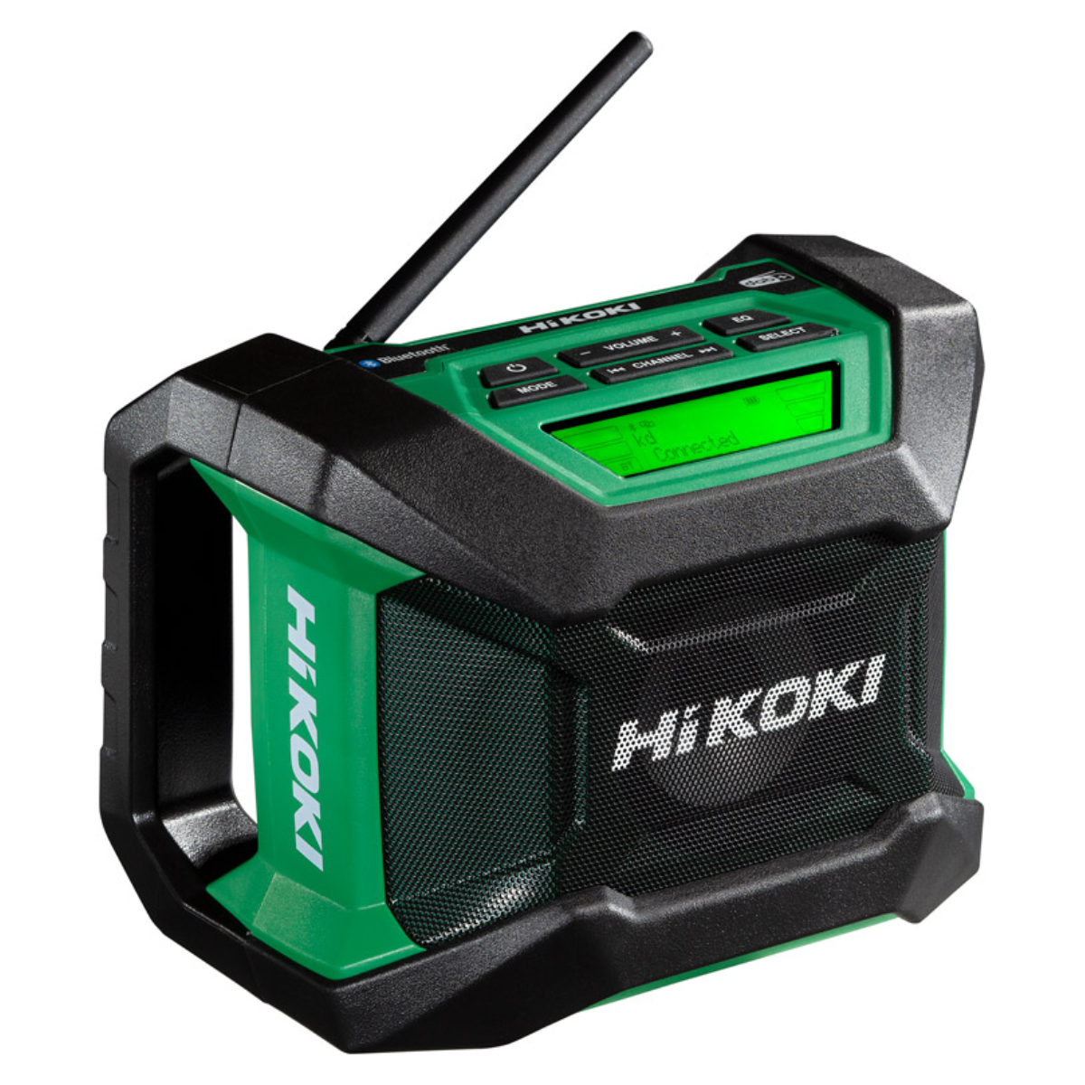 HiKOKI UR18DAJ4Z 18V AM/FM DAB+ Bluetooth Jobsite Radio With 1 x 2.0Ah Battery & Charger