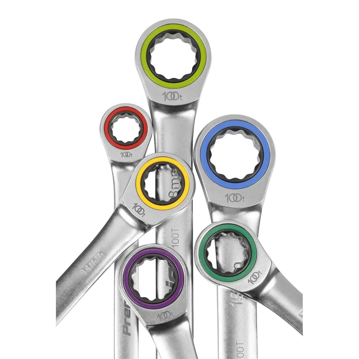 Sealey AK63949 Combination Ratchet Spanner Set 12pc Metric