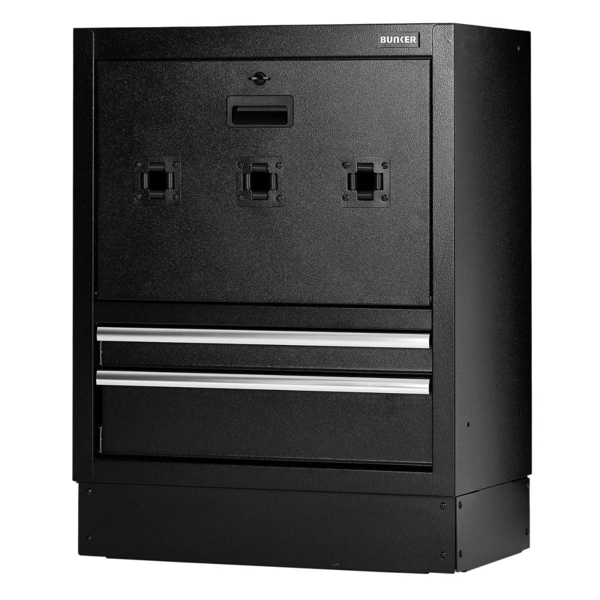 Draper MS400-2RBU BUNKER 680mm Modular Floor Reel Cabinet 2 Drawer Heavy-Duty Storage Solution 23754