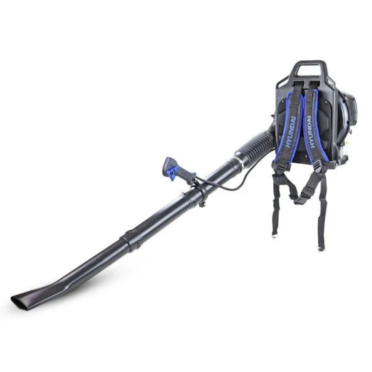 Hyundai HYB5200 52cc 2-Stroke Backpack Petrol Leaf Blower, 170mph Air Speed