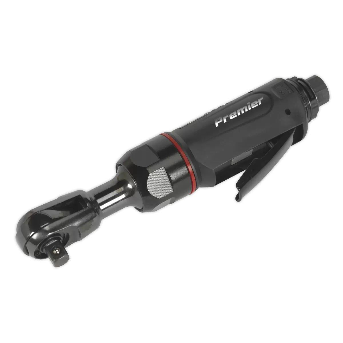 Sealey SA631 Premier Compact Air Ratchet Wrench 3/8 Inch Sq Drive