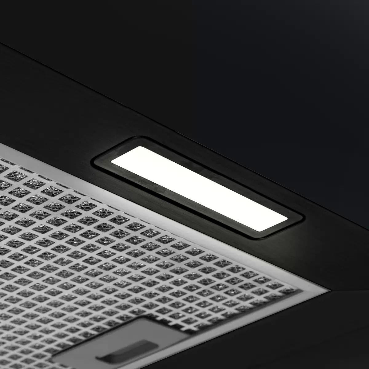 Sealey DH109 Baridi Square Island Cooker Hood 40cm Black 240V