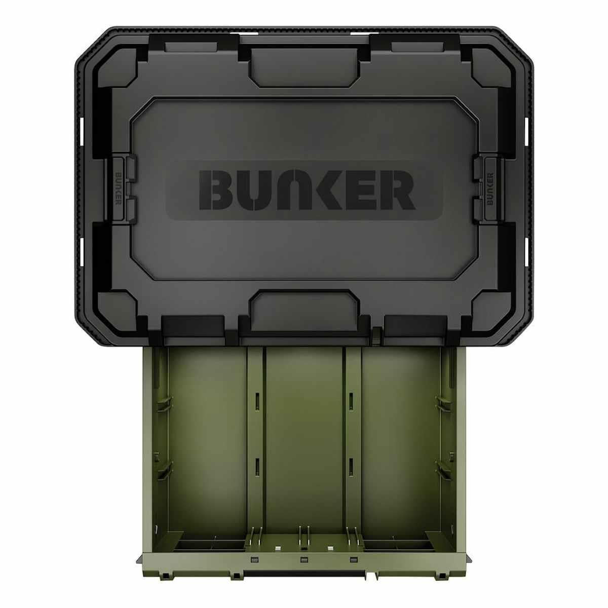 BUNKER B600-2DTB Load-Up 570mm Stacking Tool Box 2 Drawer Heavy Duty Storage 29436