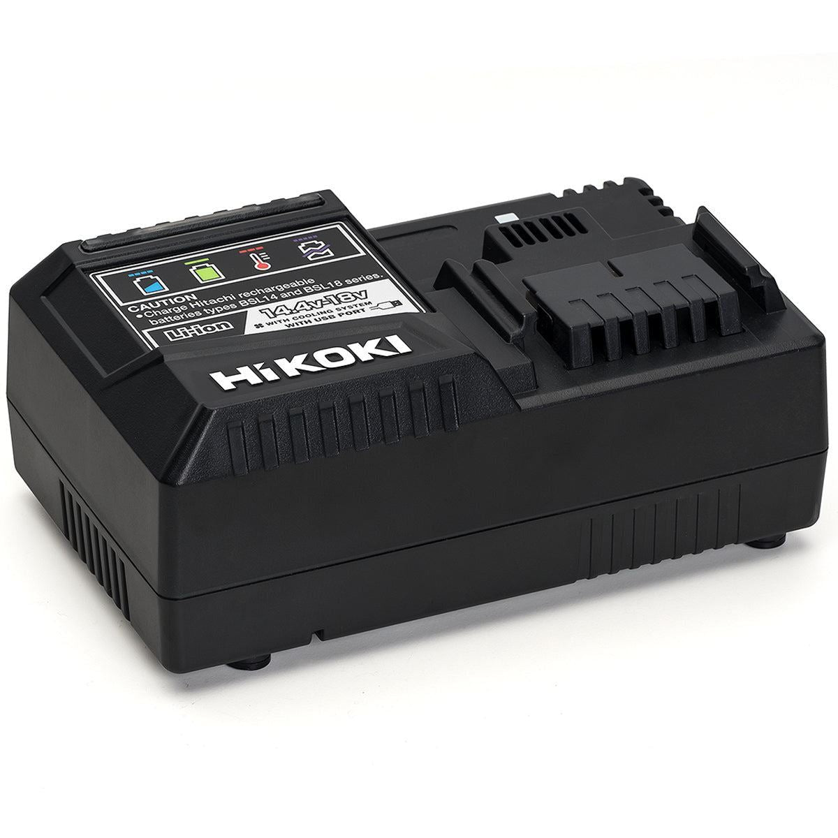 HiKOKI UC18YSL3 14.4/18V Li-ion Slide Rapid Charger Item Condition Damaged Box