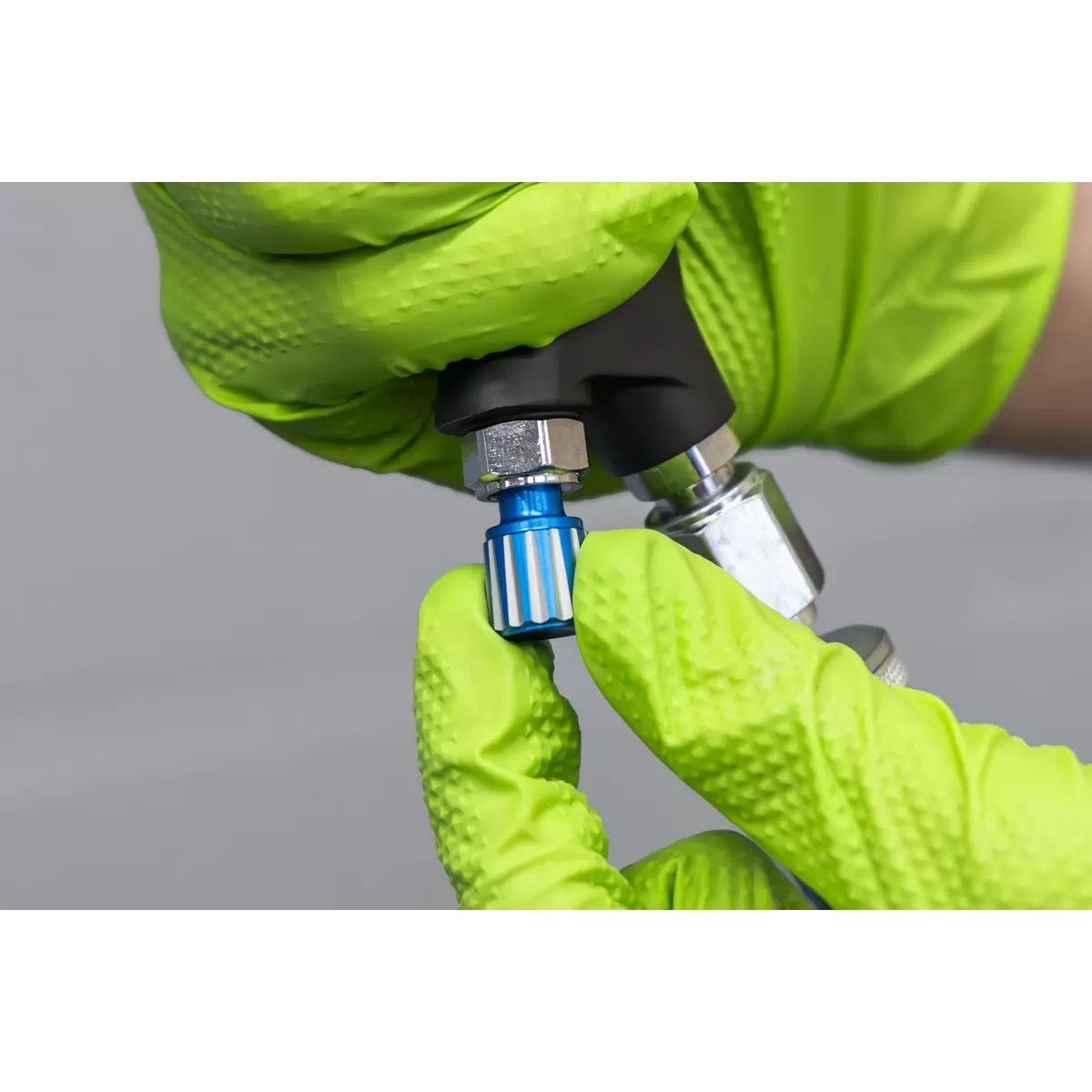 Sealey SP01 Premier Professional SP Gravity Feed Spray Gun 1.4mm Set-Up
