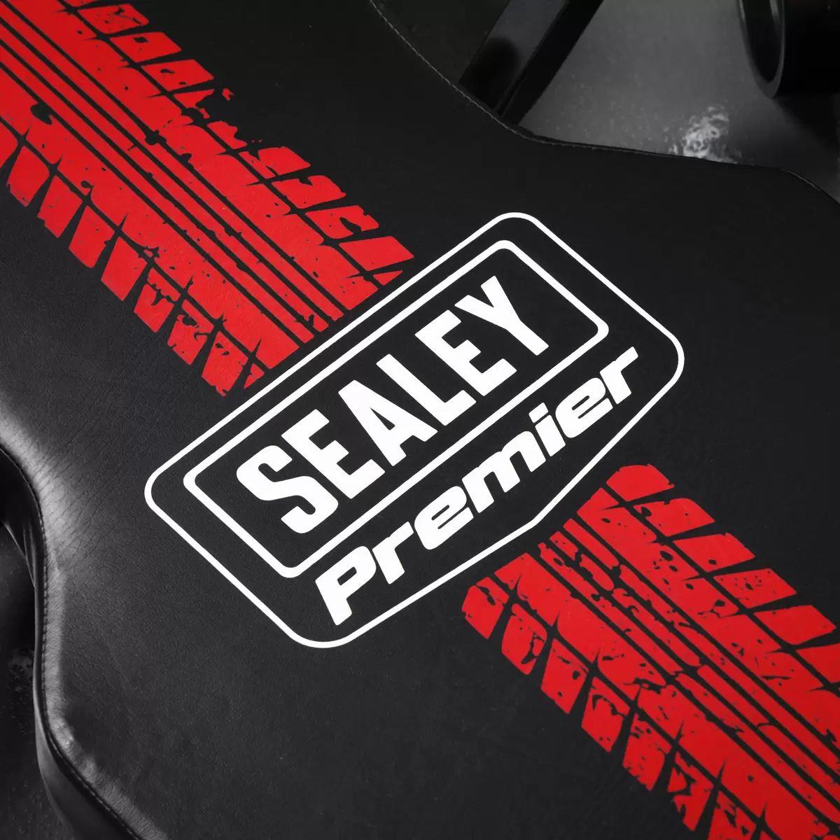 Sealey SCR101P Steel Creeper with 6 Rough Ground 5 Inch Wheels & Headrest