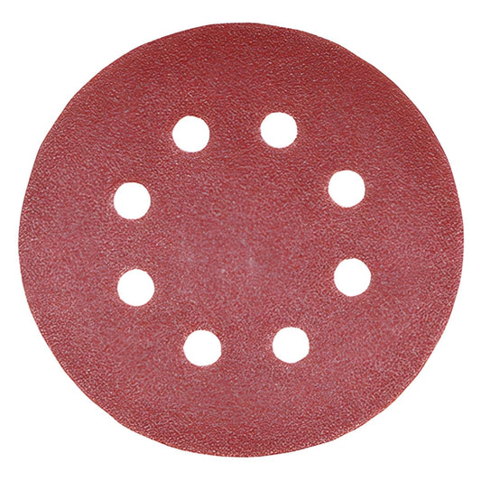 Timco 125mm Random Orbital Sanding Discs 80/120/180 Grit Mixed Pack of 5 - 231992