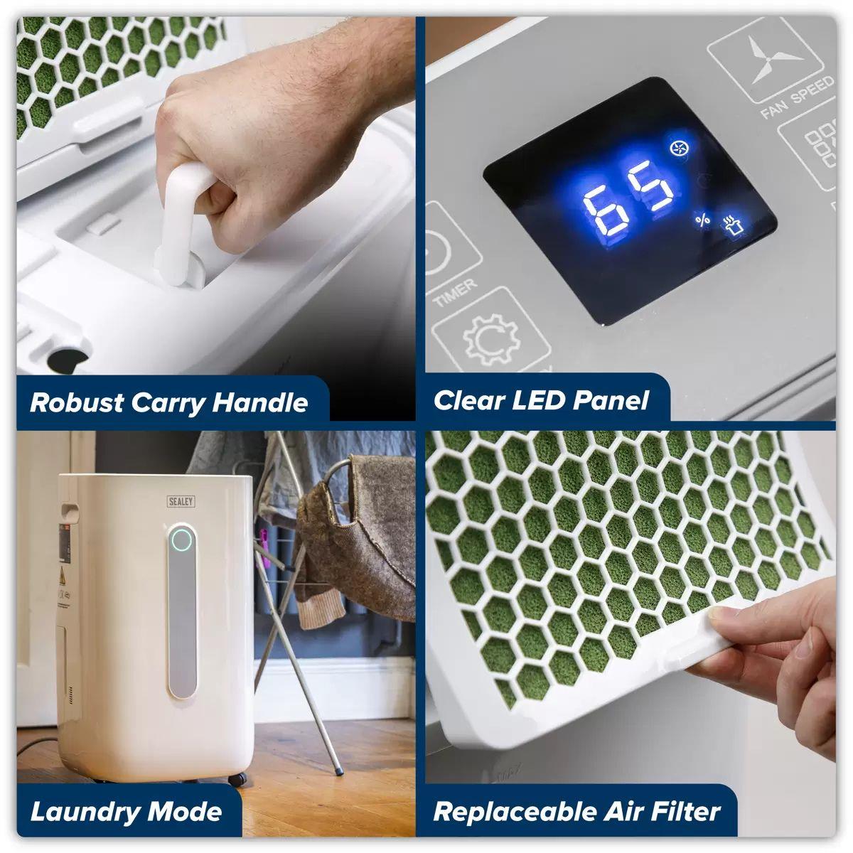 Sealey SDH20 Dehumidifier 20ltr 230V