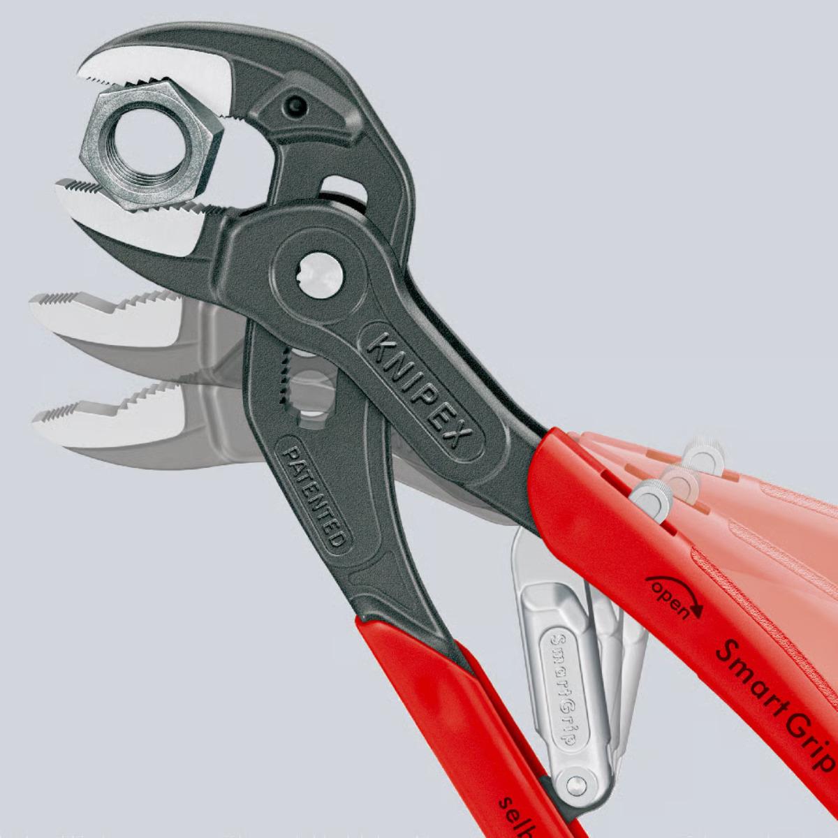 Knipex 250mm SmartGrip Water Pump Pliers with Automatic Adjustment 85 01 250 SB