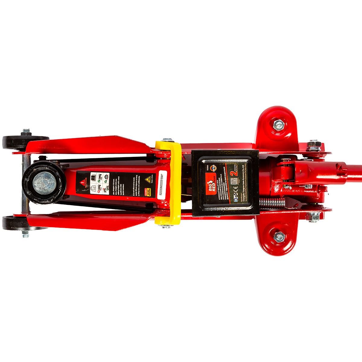 Big Red Torin 2-Ton Hydraulic Jack Low Profile Lifting Range 135-340mm with Case