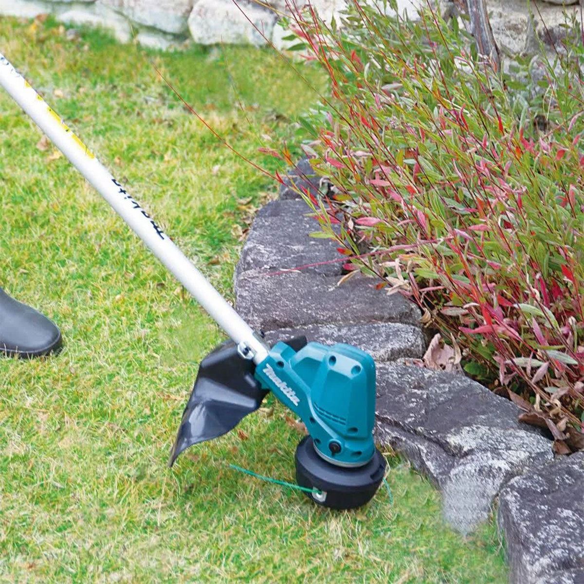 Makita DUR191URT8 18V LXT Brushless 30cm Line Trimmer With 1 x 5.0Ah Battery & Charger