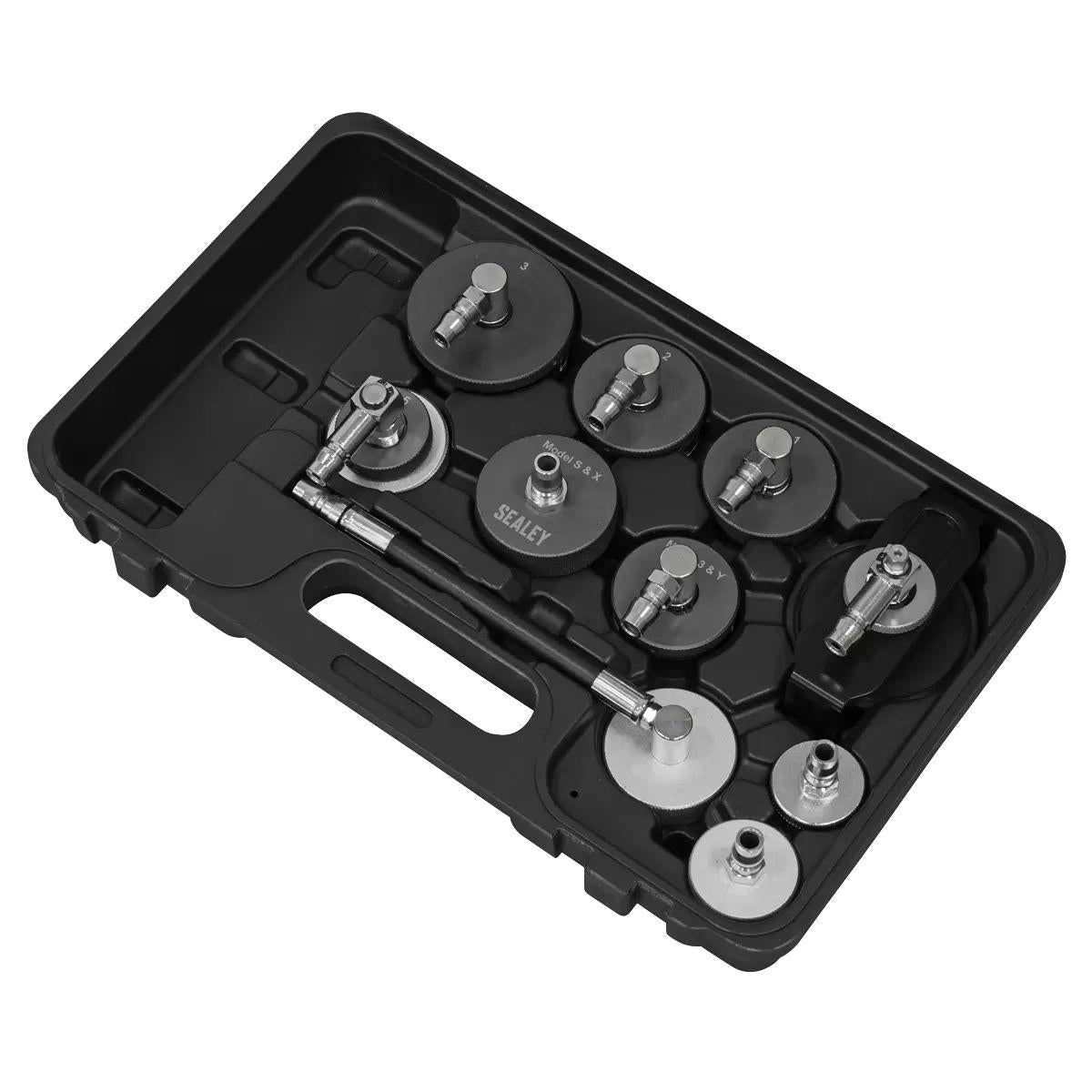 Sealey VS0204D Brake & Clutch Pressure Bleeder Cap Set 10pc