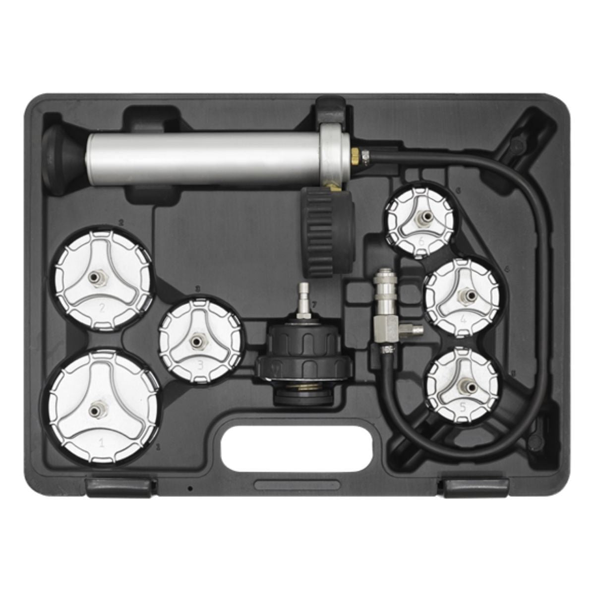 Sealey CV0011 Cooling System Pressure Test Kit 7pc