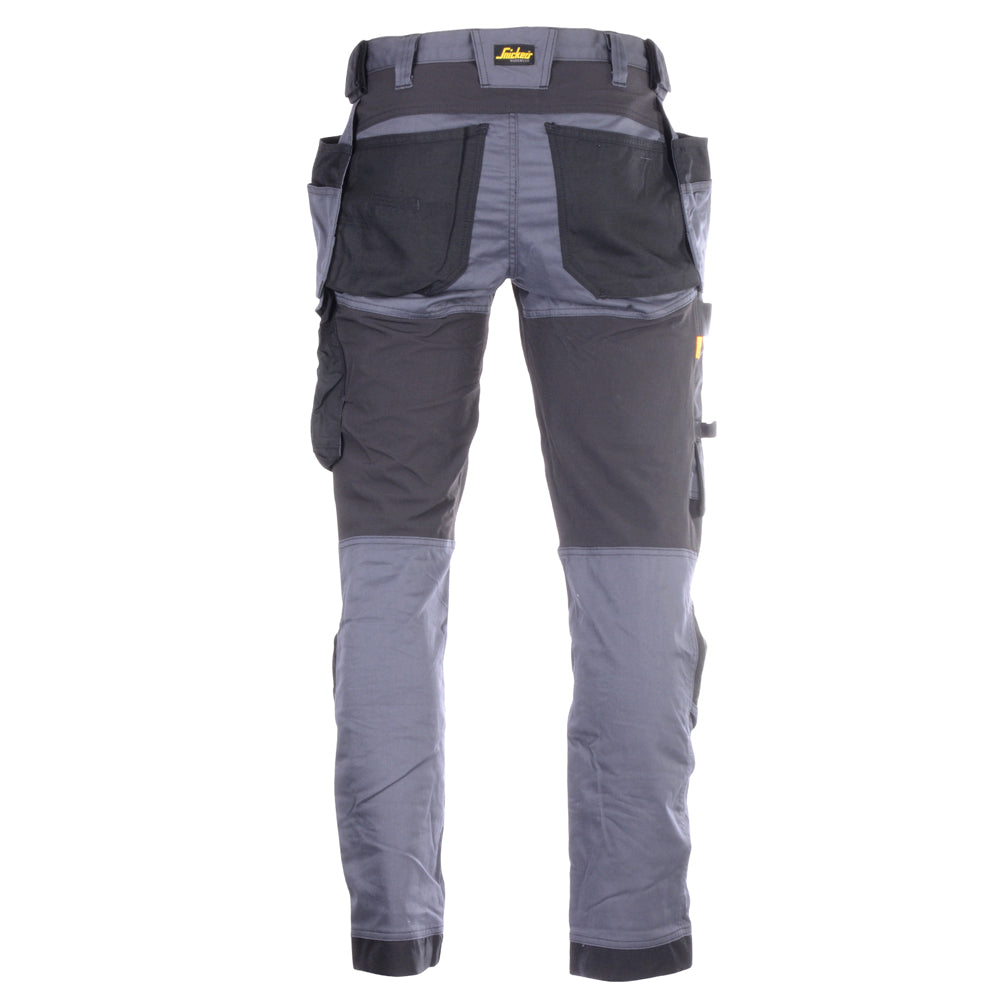 Snickers 6241-48 Steel Grey All-round Stretch Trouser W33'' L32''