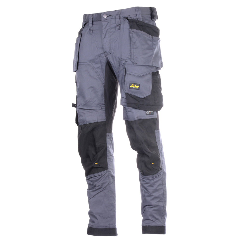 Snickers 6241-48 Steel Grey All-round Stretch Trouser W33'' L32''