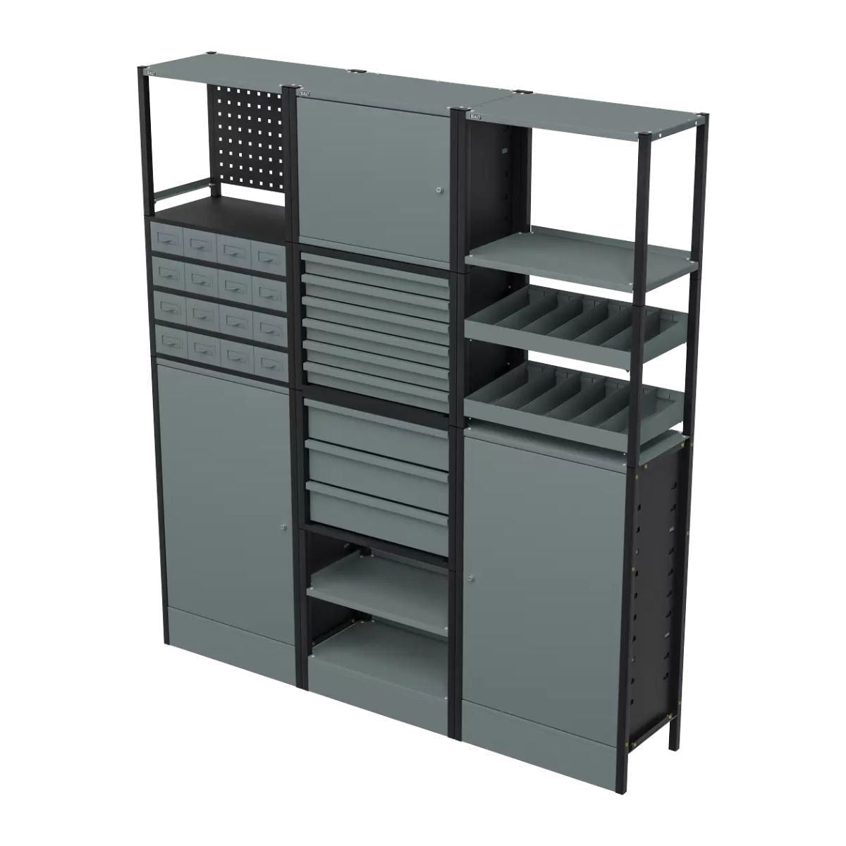 Sealey APMRSTACK1 Modular Racking System Combo 1.74m Versatile Storage Solution for Home and Workshop