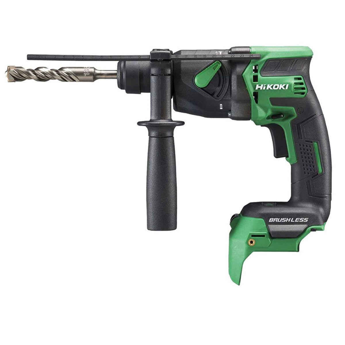 Hikoki DH18DPBJ4Z 18V Brushless SDS+ Rotary Hammer Drill with 1 x 2.5Ah/5.0Ah Battery & Charger