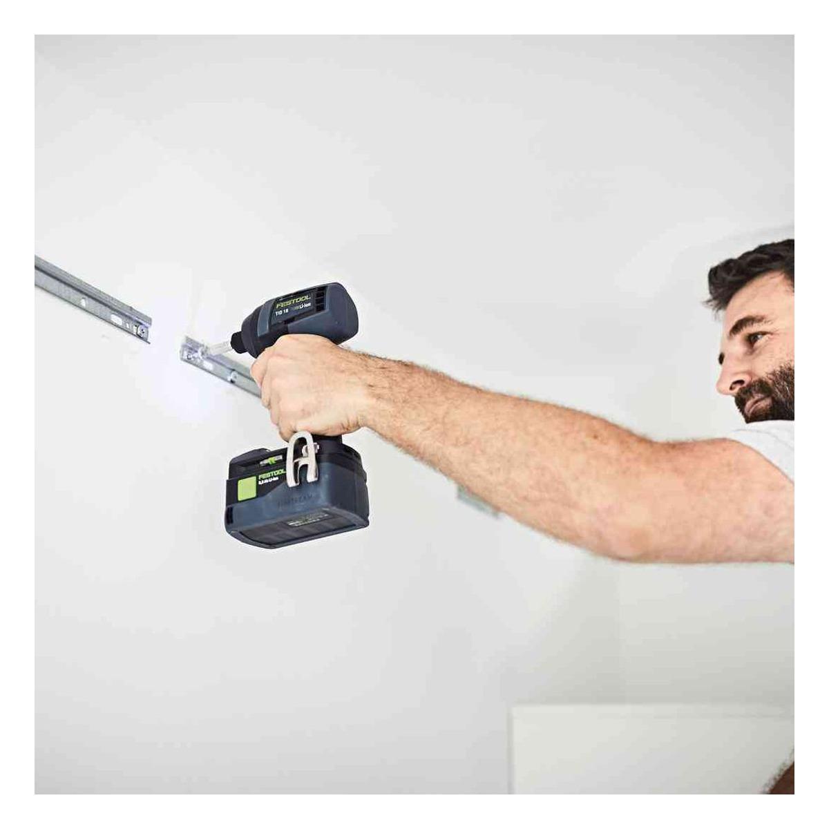 Festool TID 18 HPC4,0I-Set T18GB 18V Brushless Impact Driver & Screwdriver Twin Set with 2 x 4.0Ah Battery, Charger & Case 577245